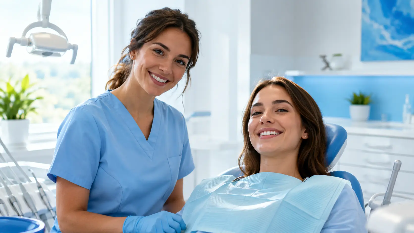 A friendly Northside Dental dentist with a patient